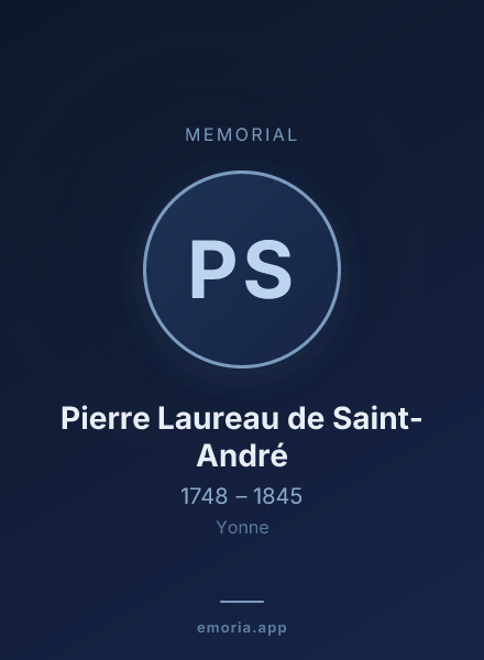 Memorial portrait of Pierre Laureau de Saint-André