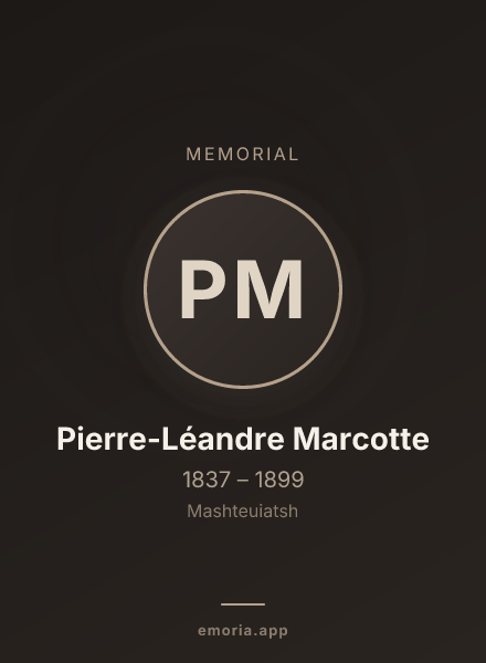 Memorial portrait of Pierre-Léandre Marcotte
