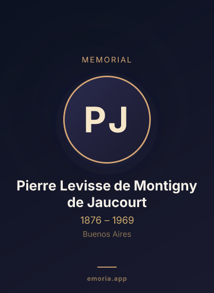 Memorial portrait of Pierre Levisse de Montigny de Jaucourt