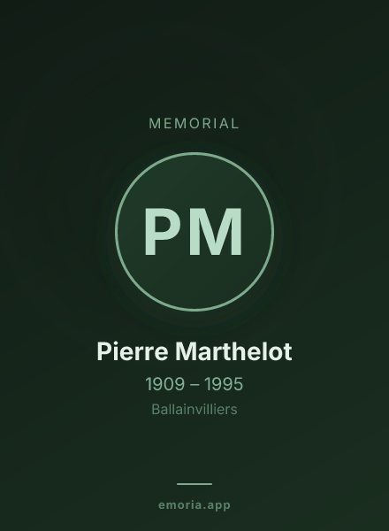 Memorial portrait of Pierre Marthelot