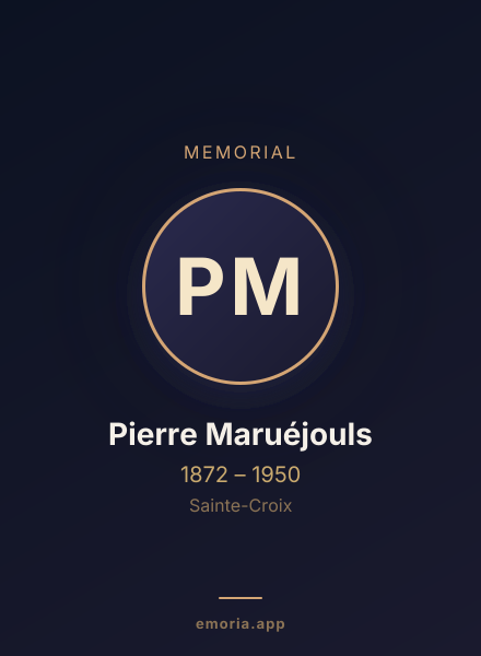 Memorial portrait of Pierre Maruéjouls