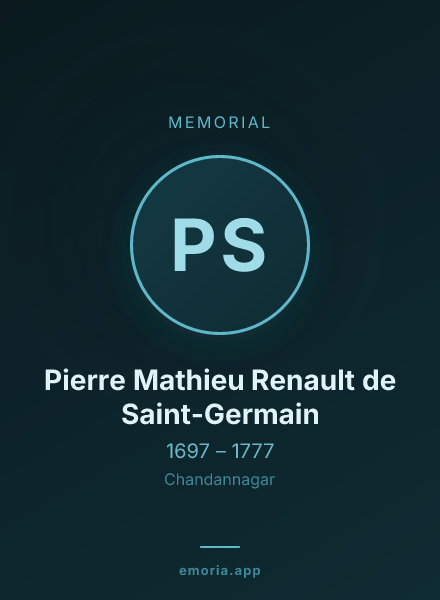 Memorial portrait of Pierre Mathieu Renault de Saint-Germain