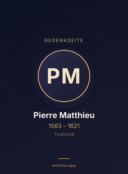 Gedenkportrait von Pierre Matthieu