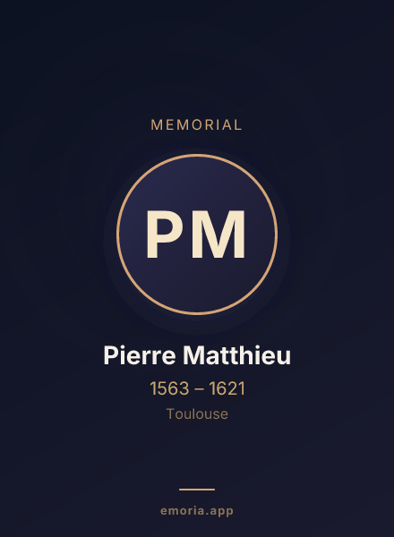 Memorial portrait of Pierre Matthieu