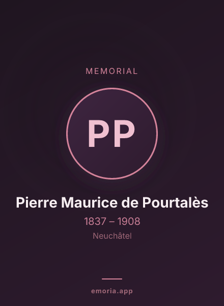 Memorial portrait of Pierre Maurice de Pourtalès