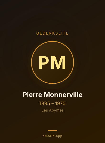 Gedenkportrait von Pierre Monnerville