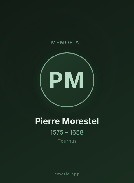 Memorial portrait of Pierre Morestel