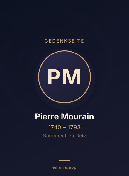 Gedenkportrait von Pierre Mourain