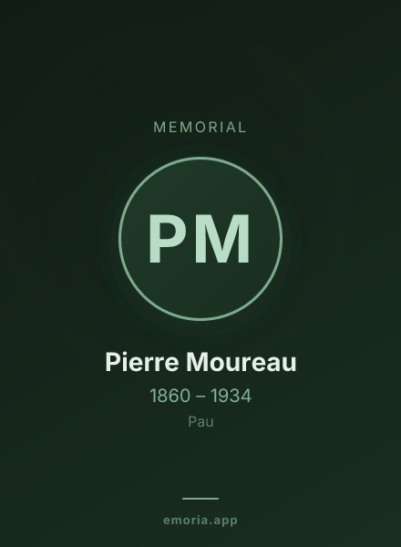 Memorial portrait of Pierre Moureau
