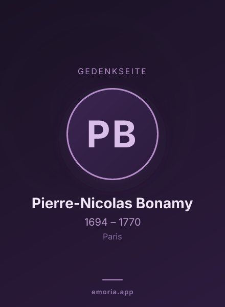 Gedenkportrait von Pierre-Nicolas Bonamy