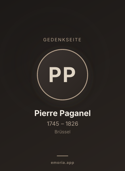 Gedenkportrait von Pierre Paganel