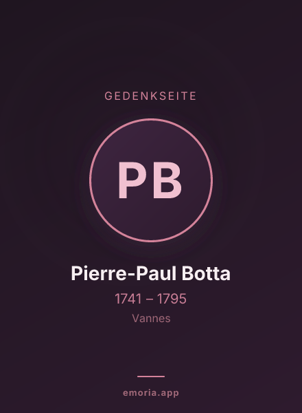 Gedenkportrait von Pierre-Paul Botta