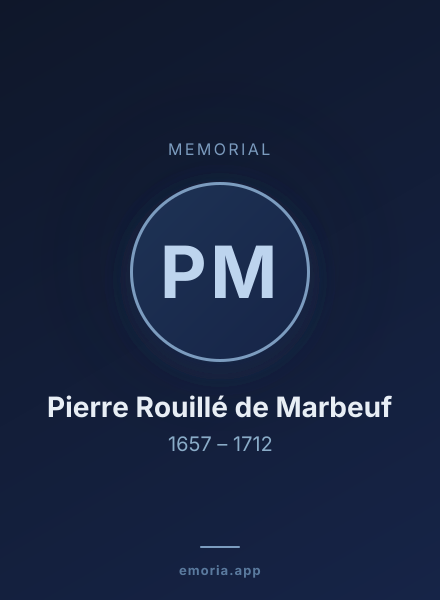 Memorial portrait of Pierre Rouillé de Marbeuf