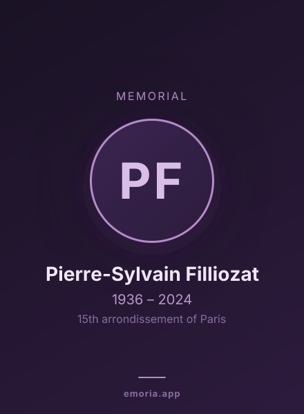 Memorial portrait of Pierre-Sylvain Filliozat