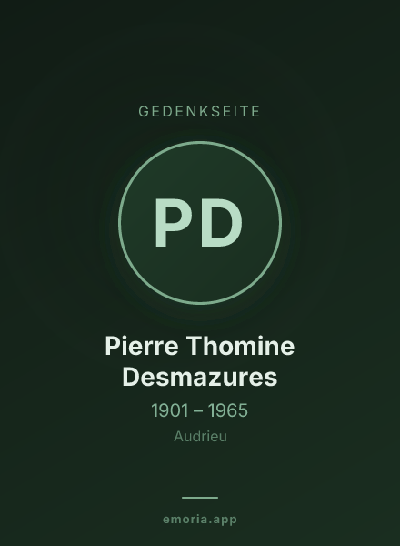 Gedenkportrait von Pierre Thomine Desmazures