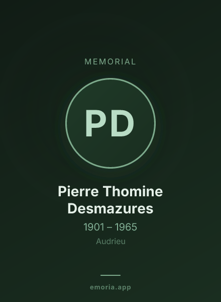 Memorial portrait of Pierre Thomine Desmazures