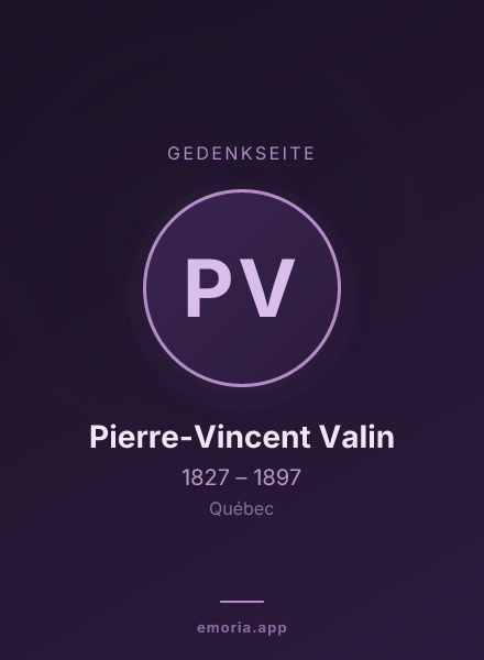 Gedenkportrait von Pierre-Vincent Valin