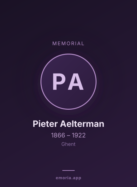 Memorial portrait of Pieter Aelterman