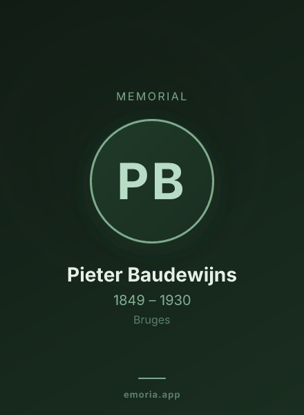 Memorial portrait of Pieter Baudewijns