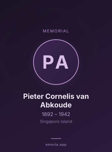 Memorial portrait of Pieter Cornelis van Abkoude