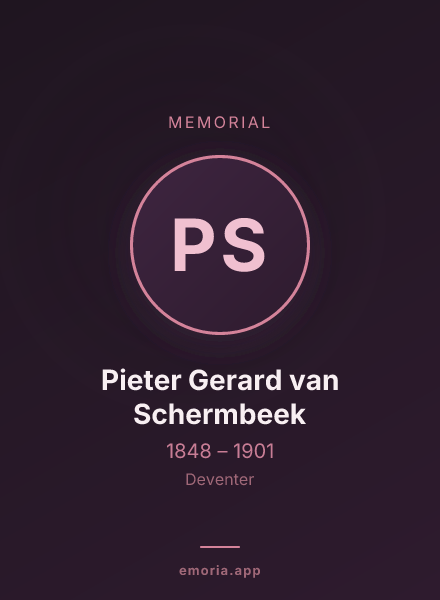 Memorial portrait of Pieter Gerard van Schermbeek