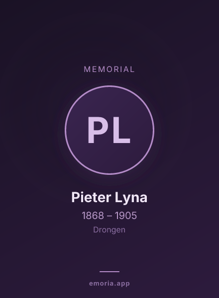 Memorial portrait of Pieter Lyna