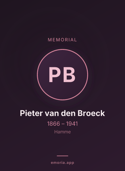 Memorial portrait of Pieter van den Broeck