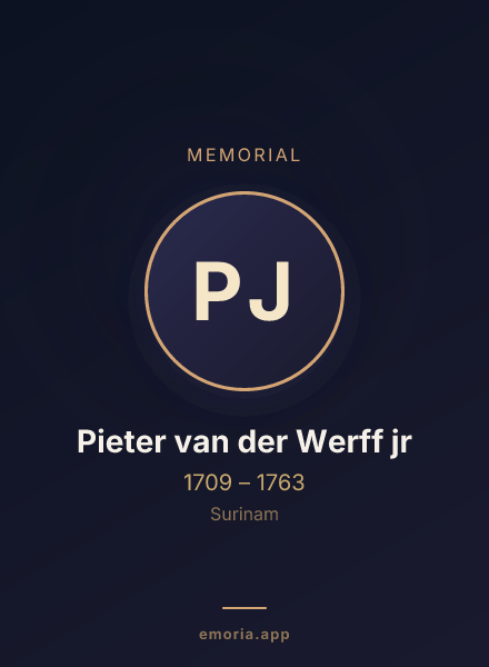 Memorial portrait of Pieter van der Werff jr