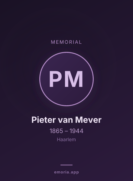 Memorial portrait of Pieter van Mever