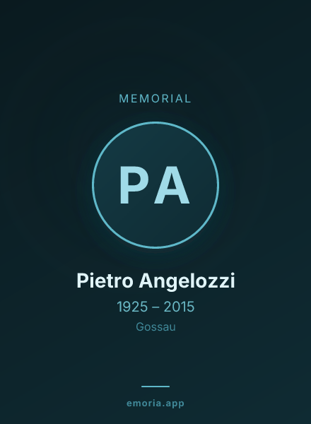 Memorial portrait of Pietro Angelozzi