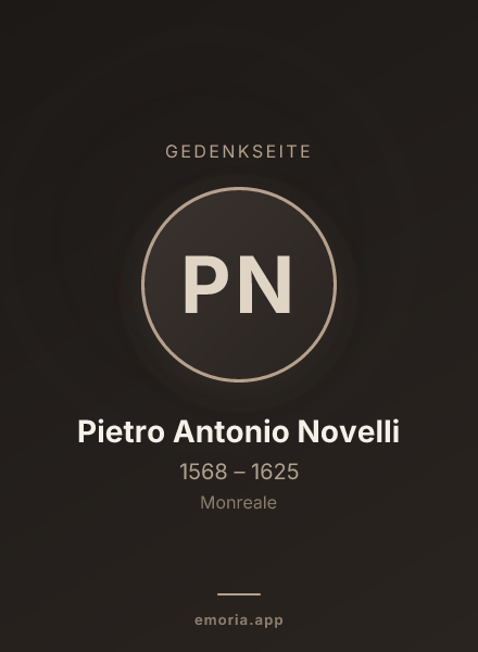 Gedenkportrait von Pietro Antonio Novelli