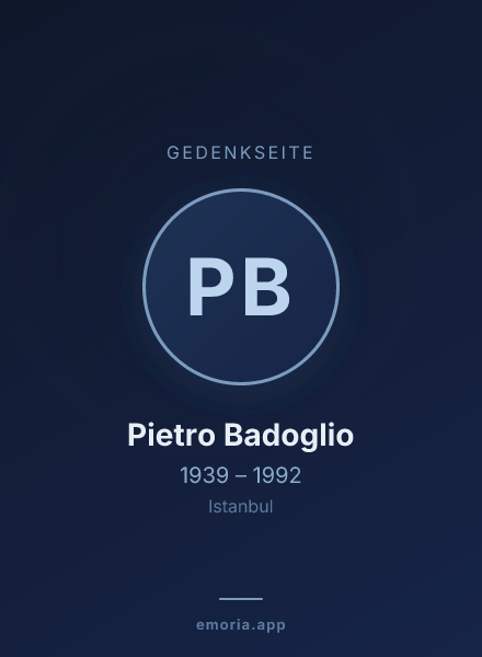 Gedenkportrait von Pietro Badoglio