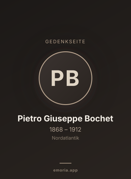 Gedenkportrait von Pietro Giuseppe Bochet