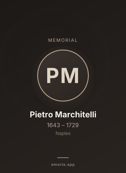Memorial portrait of Pietro Marchitelli