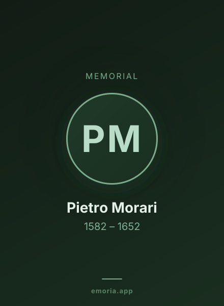 Memorial portrait of Pietro Morari