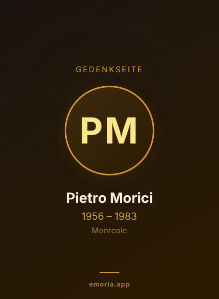 Gedenkportrait von Pietro Morici
