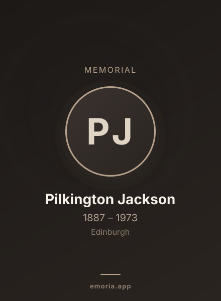 Memorial portrait of Pilkington Jackson
