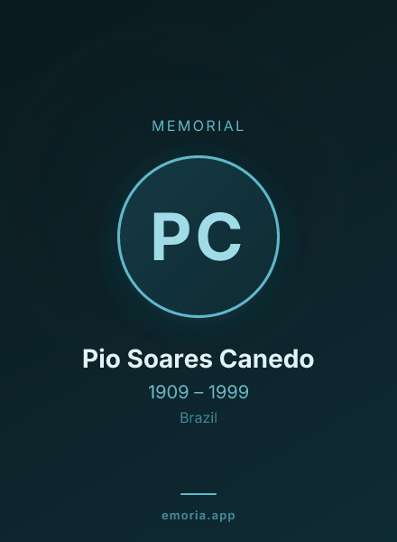 Memorial portrait of Pio Soares Canedo