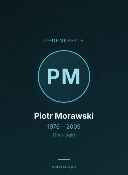 Gedenkportrait von Piotr Morawski