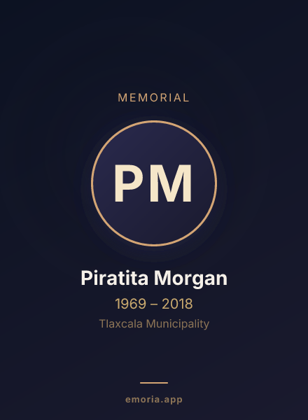 Memorial portrait of Piratita Morgan