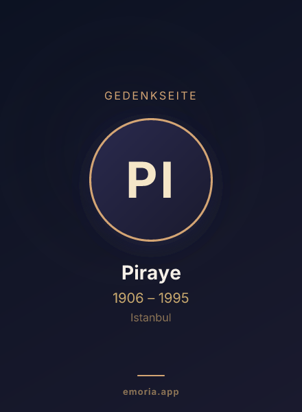 Gedenkportrait von Piraye