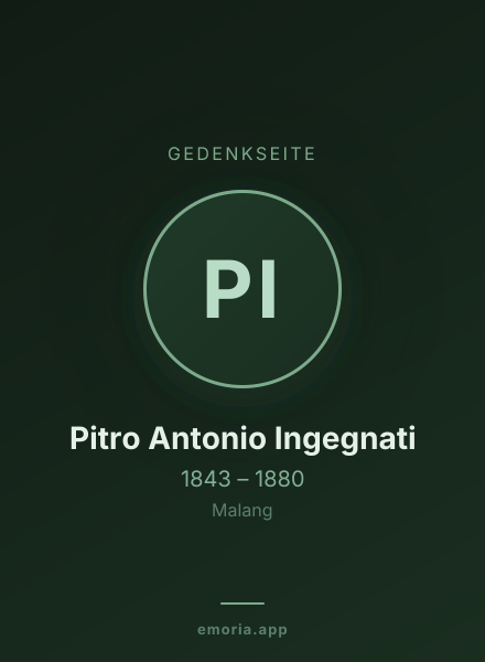 Gedenkportrait von Pitro Antonio Ingegnati