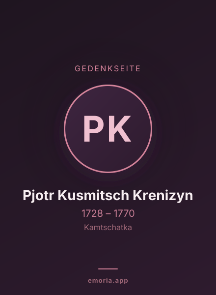 Gedenkportrait von Pjotr Kusmitsch Krenizyn