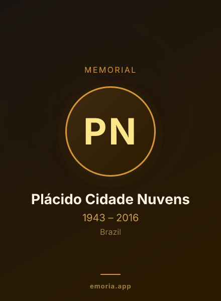 Memorial portrait of Plácido Cidade Nuvens