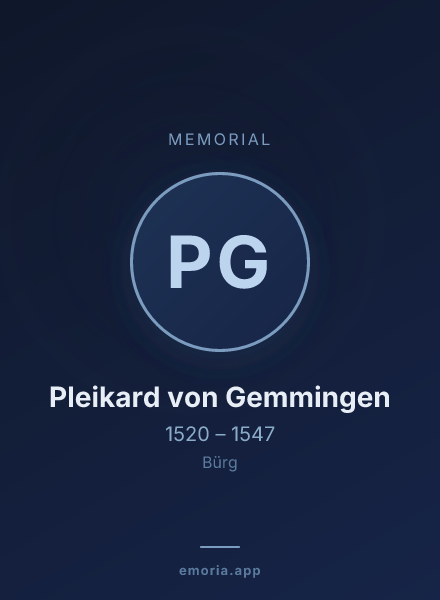 Memorial portrait of Pleikard von Gemmingen