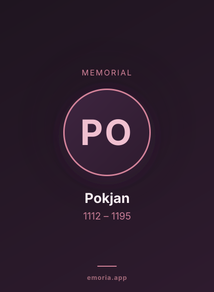 Memorial portrait of Pokjan