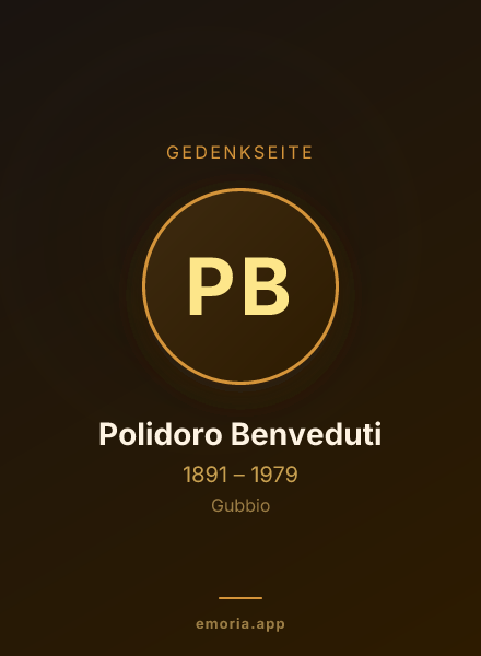 Gedenkportrait von Polidoro Benveduti