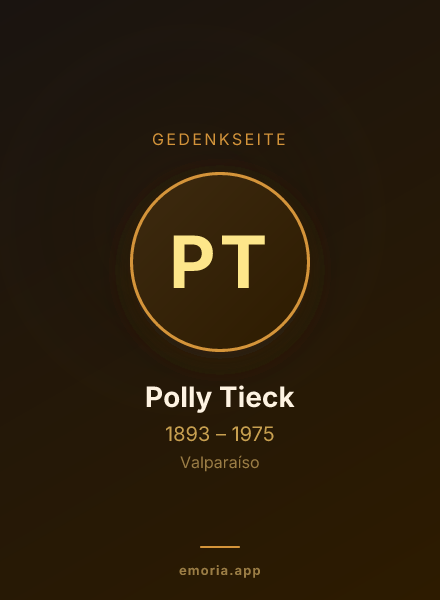 Gedenkportrait von Polly Tieck