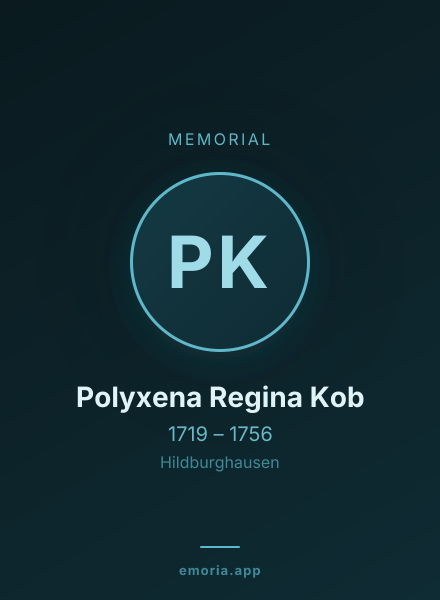 Memorial portrait of Polyxena Regina Kob
