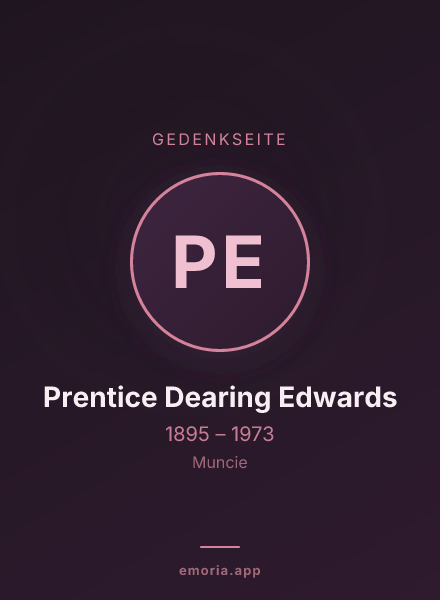 Gedenkportrait von Prentice Dearing Edwards